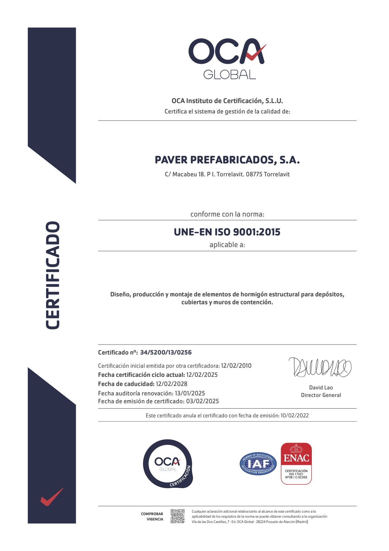 CERTIFICADO-ISO-90012015_PAVER-PREFABRICADOS-S.A-2026-cast